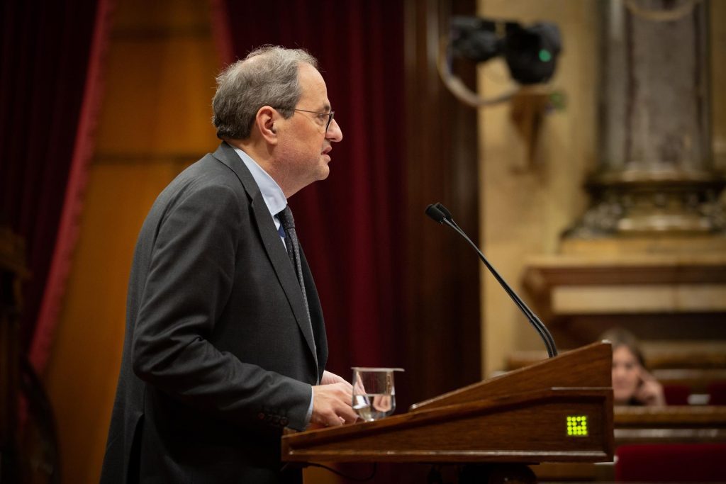 Quim Torra, el president al que le quitan el escaño 6 Moncloa Torra