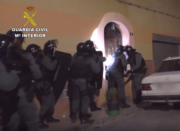 Tres detenidos por tráfico de hachís en Melilla