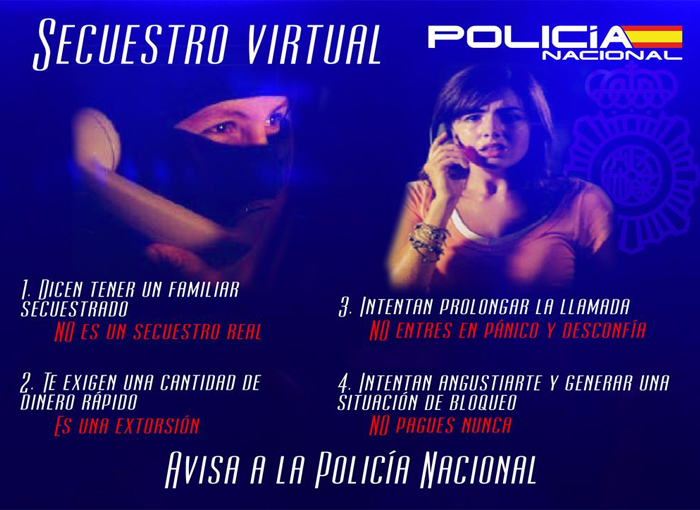 La Policía Nacional frustra un secuestro virtual en Madrid