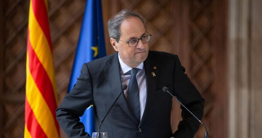 Quim Torra, el president al que le quitan el escaño 4 Moncloa Quim Torra