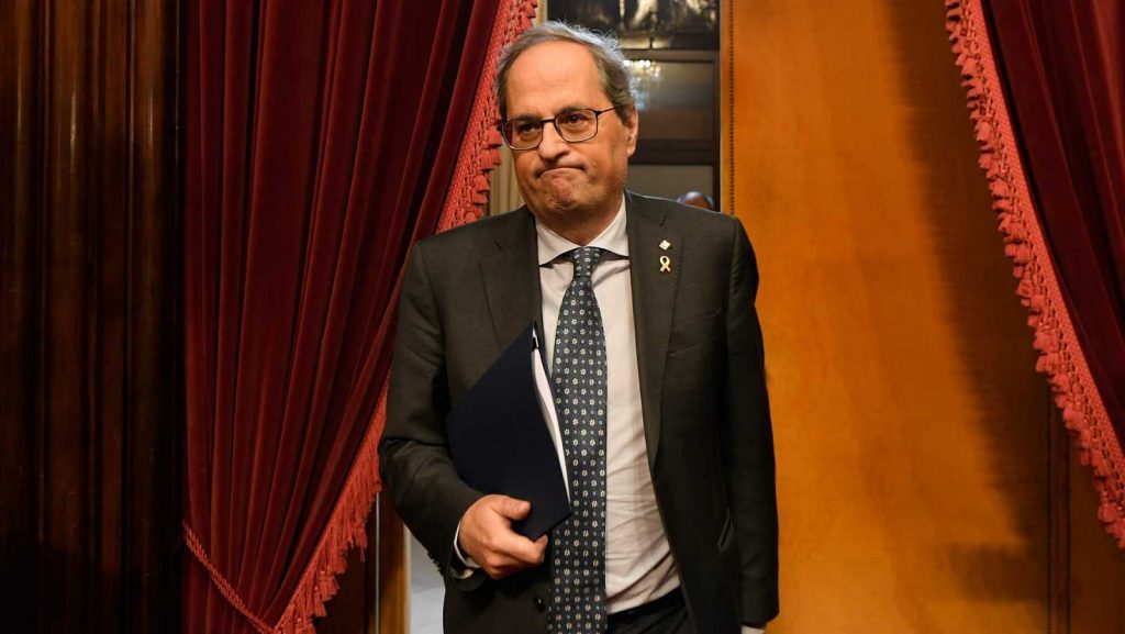 Quim Torra, el president al que le quitan el escaño 2 Moncloa Quim Torra