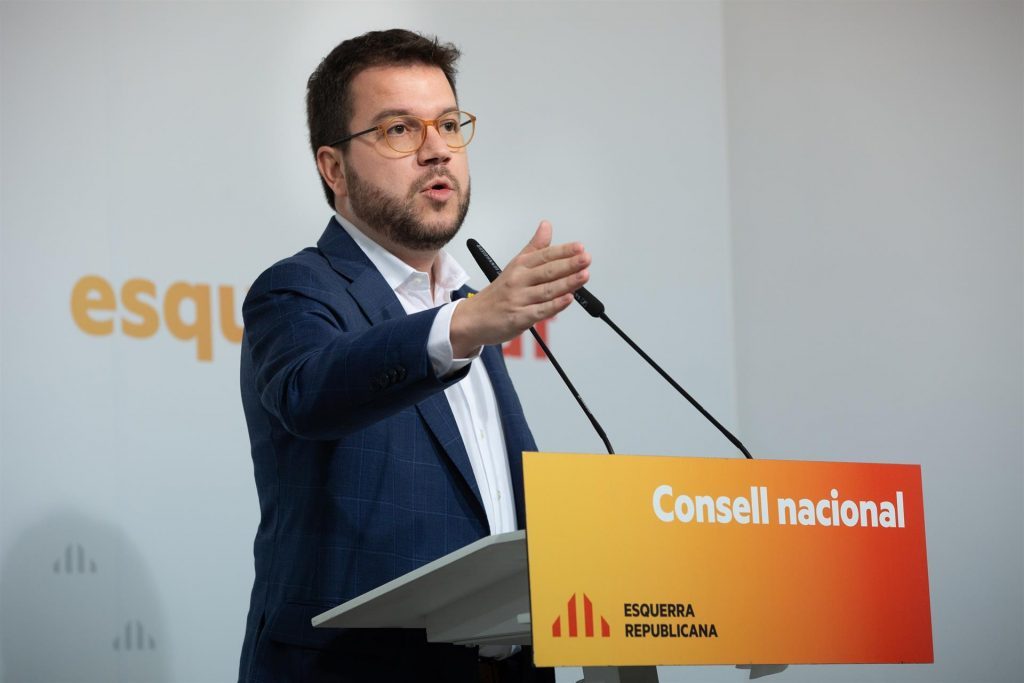 Pere Aragonés, candidato de ERC