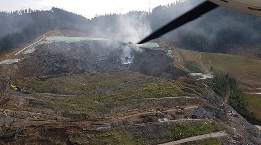 El Gobierno Vasco ha gastado 9 M€ en el rescate en el vertedero de Zaldibar