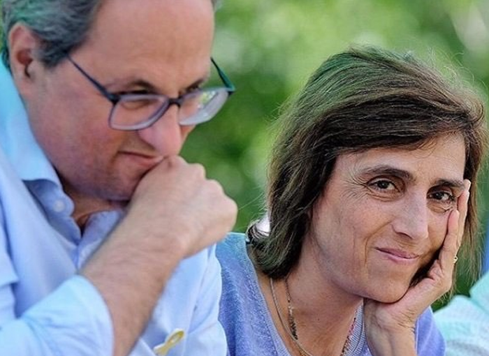 Carola Miró es la mujer de Quim Torra