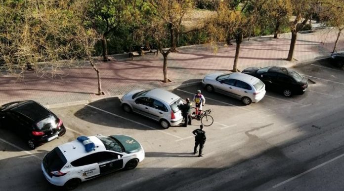 Ciclista multas guardia civil estado de alarma