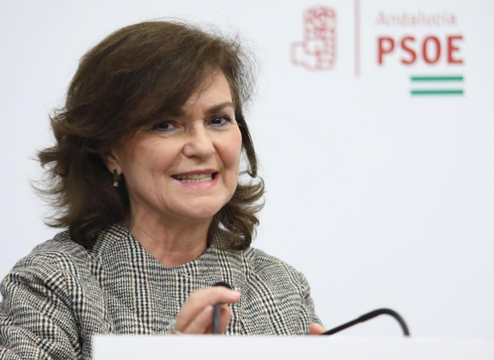 Carmen Calvo, vicepresidenta primera del Gobierno