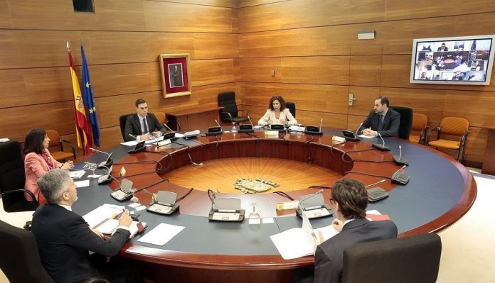 Una imagen de archivo de un consejo de Ministros.