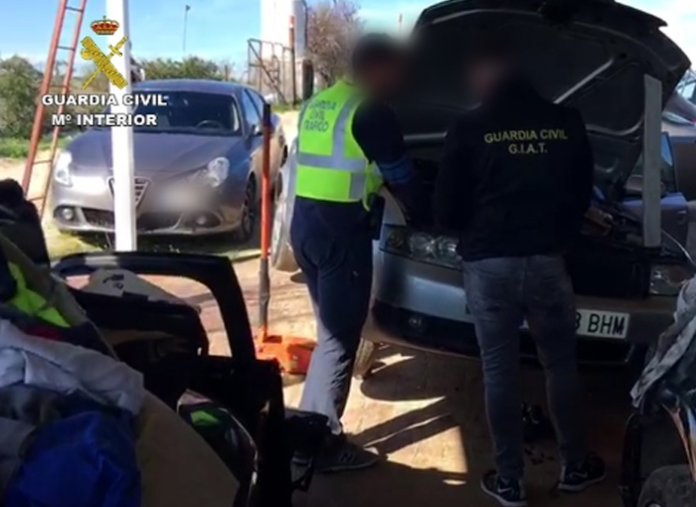 La Guardia Civil detiene a 32 personas por robo de vehículos
