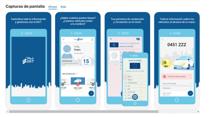 carnet en el movil app DGT