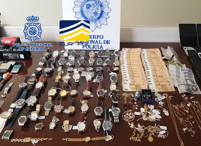 Desarticulado un grupo criminal especializado en el método del hurto amoroso