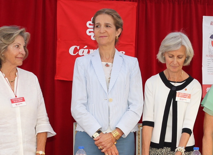 La Infanta Elena ha sido relacionada con su jefe en Mapfre, Fernando Garrido.