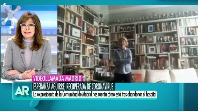 Esperanza Aguirre reaparece en AR