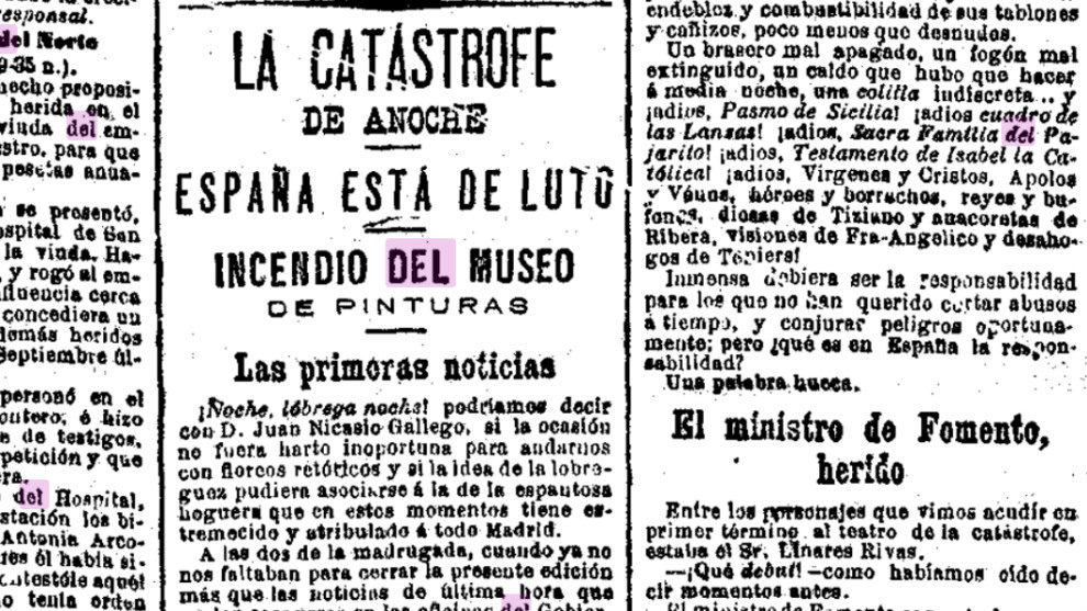 incendio museo del prado