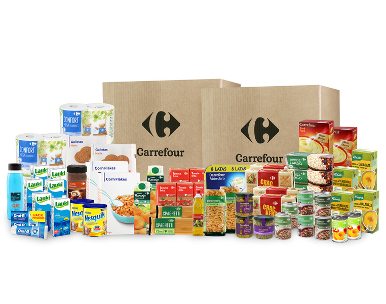 Kit 3 de Carrefour para una familia