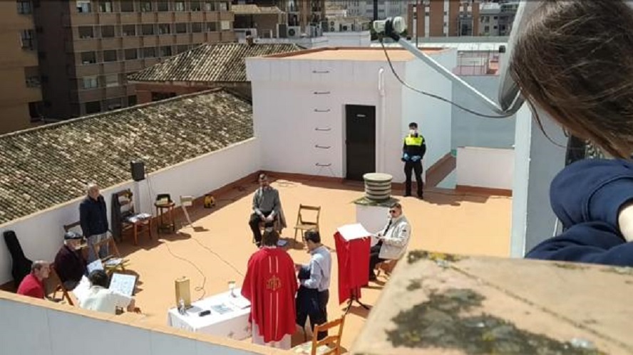 misa en azotea confinamiento
