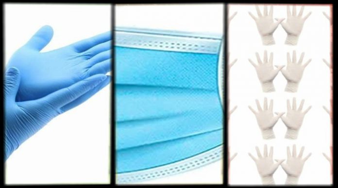 guantes y mascarillas Coronavirus