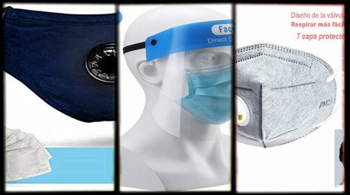 Mascarillas y viseras: 10 protecciones de cara aún en venta en Amazon