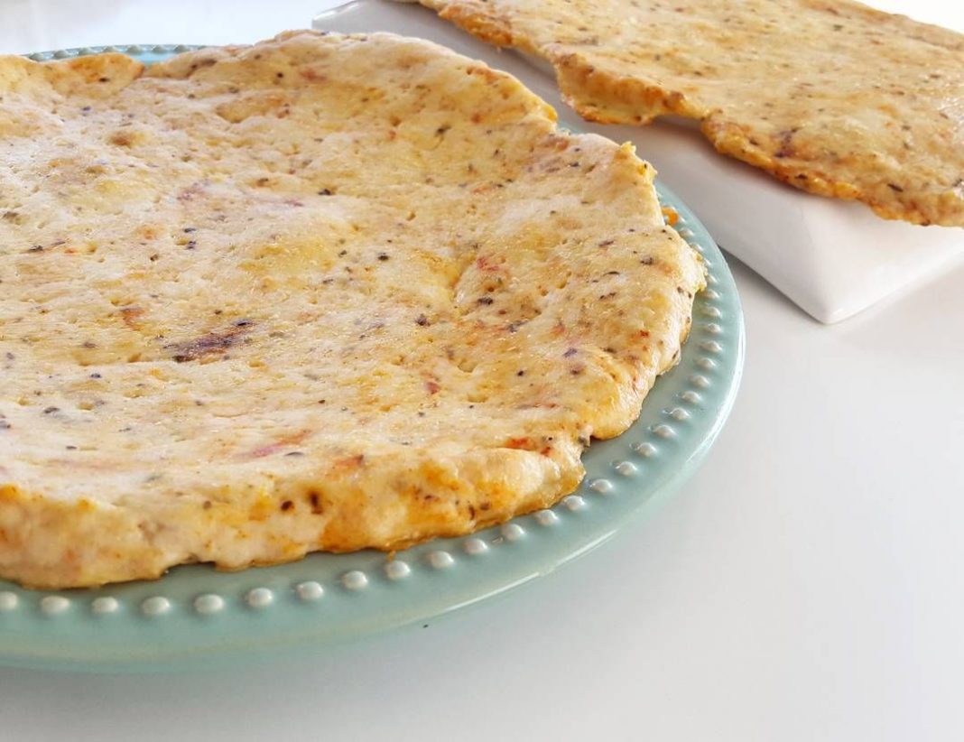 masas de pizza con pollo