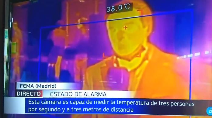 reportero telecinco covid-19