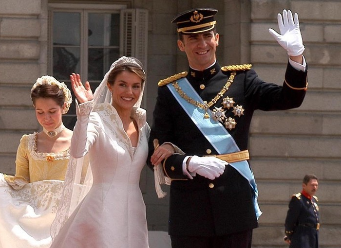 Letizia y Felipe VI el día de su boda.