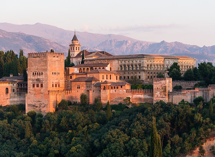 La Alhambra, en Granada.