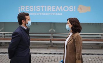 Casado apoya a Ayuso ante la “campaña de desprestigio” contra ella