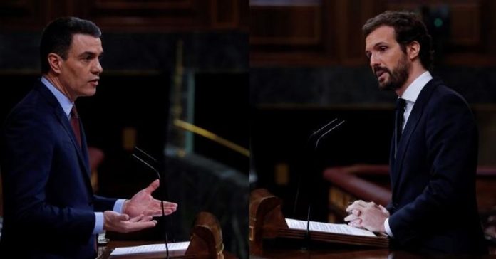 Pablo Casado y Pedro Sánchez