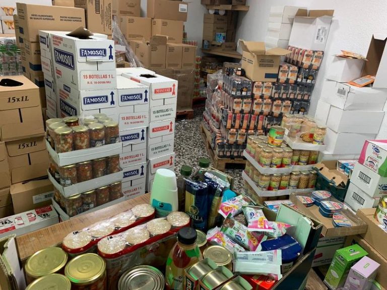 Murcia abastece de alimentos a más de 2.000 personas vulnerables