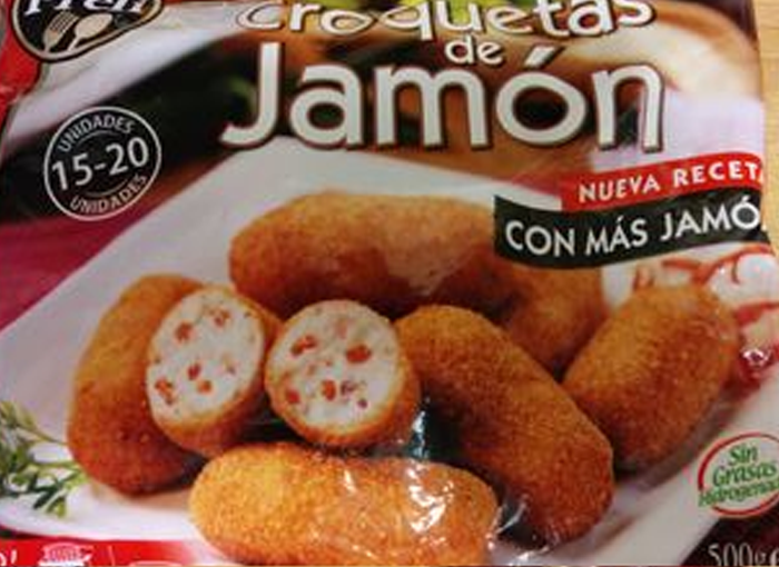 Croquetas de Jamón de Mercadona.