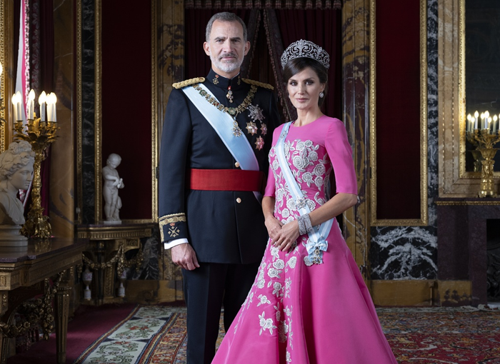 Letizia y Felipe VI, reyes de España.