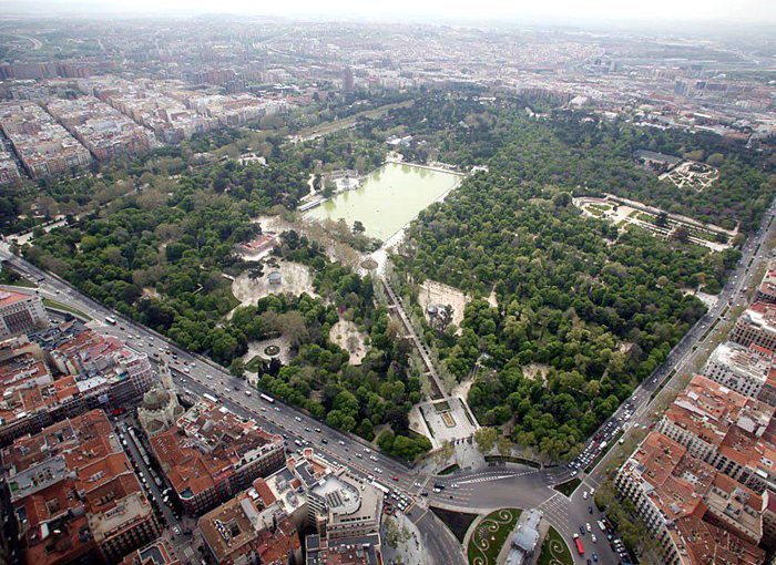 "El Retiro", en Madrid.