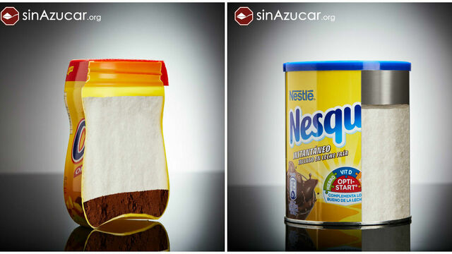 azucar Nesquik y Cola Cao 