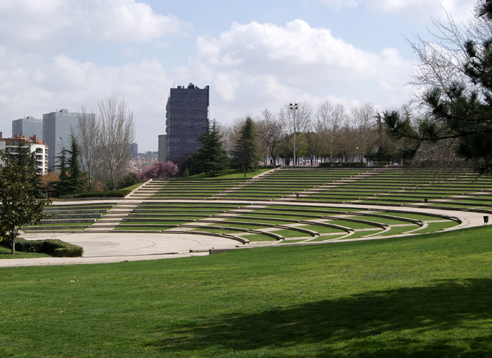 Parque Tierno Galván, uno de los más grandes de Madrid.