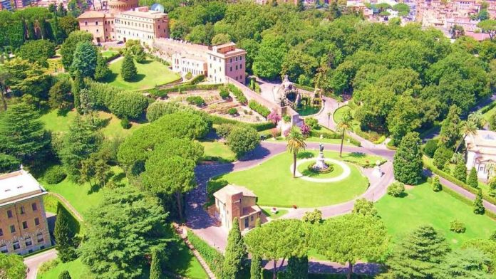 Jardines Vaticanos Papa