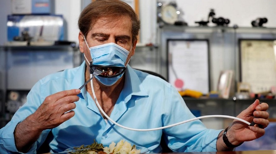 mascarilla para comer