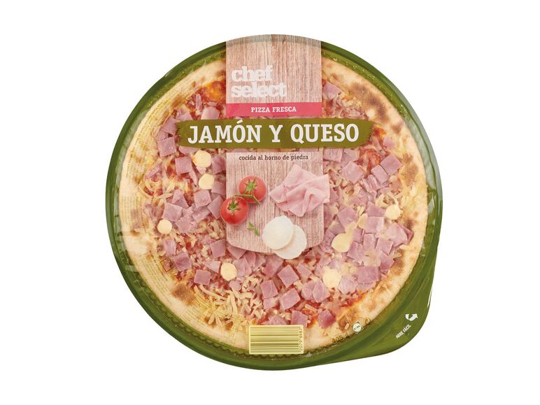 pizza de jamon y queso Moncloa