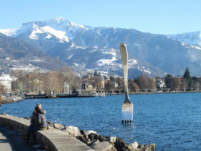 El tenedor de Suiza