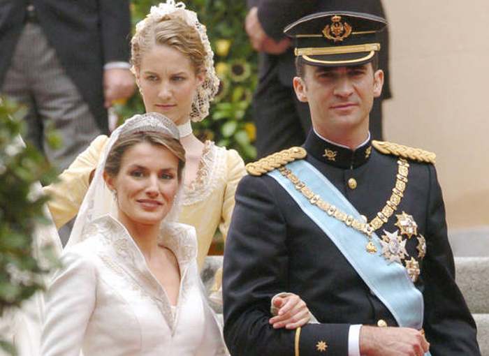 Ana Álvarez de Toledo con Felipe VI y Letizia Ortiz.