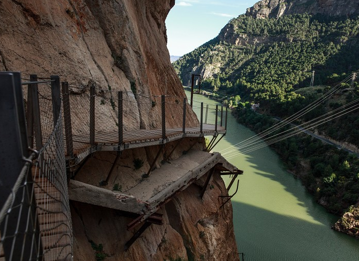 El Camino del Rey es uno de los espacios naturales más visitados de la provincia de Málaga.