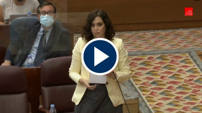 Ayuso se defiende de críticas de Podemos Ayuso se defiende de críticas de Podemos