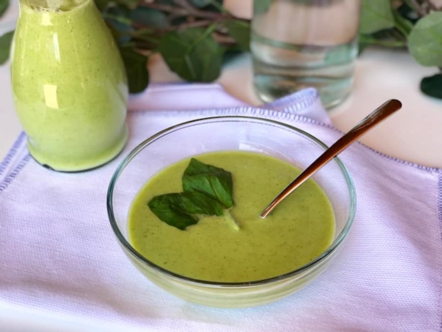 gazpacho de calabacin Moncloa