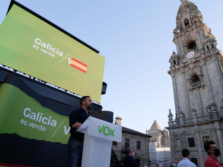 Abascal augura «un terremoto político» el domingo en Galicia con la entrada de Vox