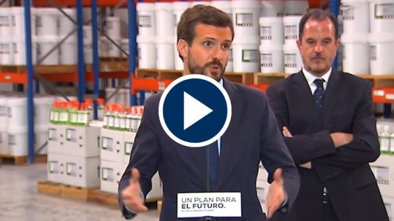 Casado arremete contra Sánchez y tilda de «sectario » al Gobierno Casado arremete contra Sánchez y tilda de «sectario » al Gobierno