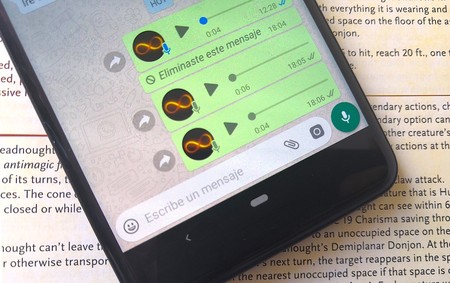Dictar mensajes de voz de WhatsApp y pasarlos a texto