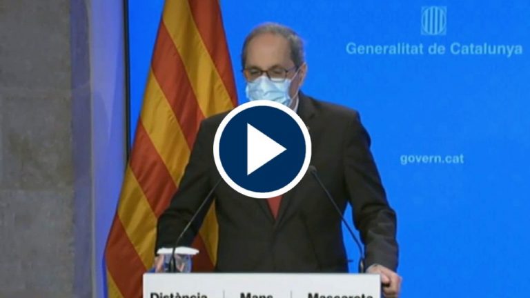 El presidente de la Generalitat  Quim Torra se opone a la justicia