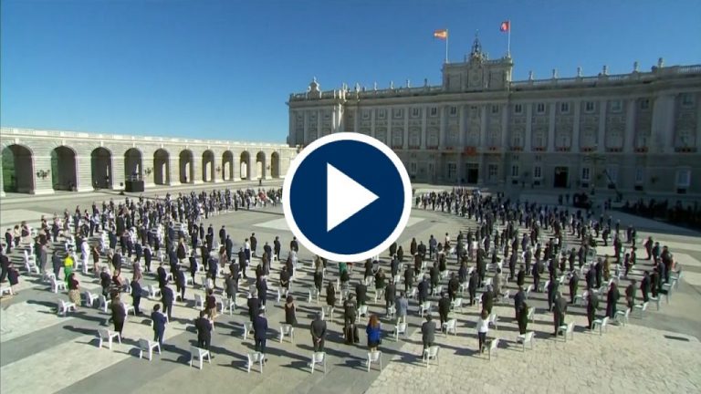 El conmovedor homenaje de Estado por las víctimas de coronavirus