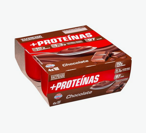 Nuevo postre lácteo +Proteínas de Hacendado