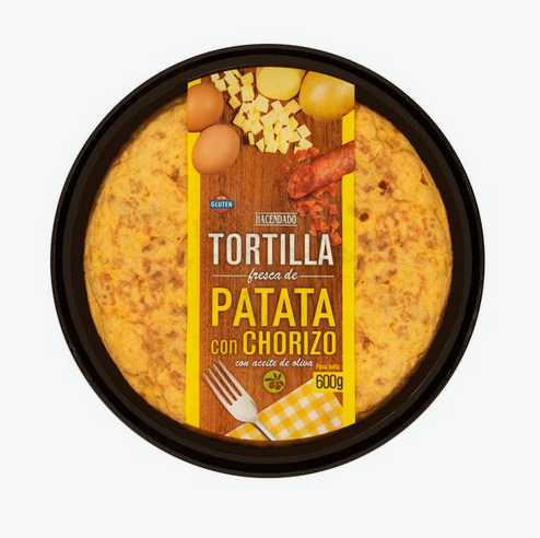 Tortilla de chorizo Mercadona