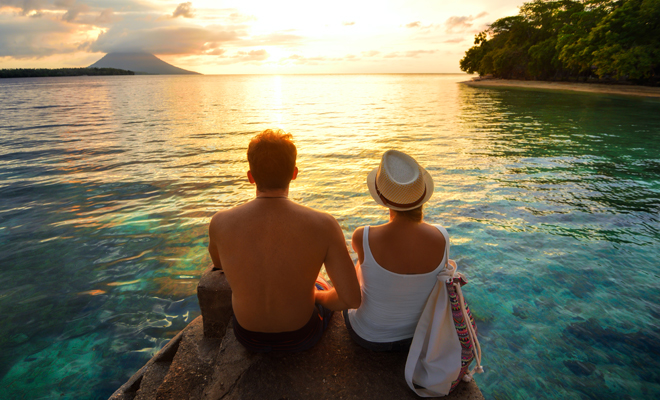 pareja verano