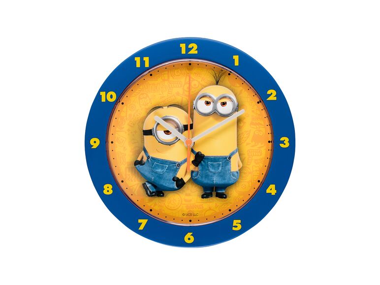 Reloj de pared Minions azul disponible en Lidl